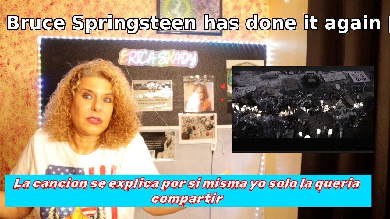 Dominican reacts -Springsteen “We’ll remember the names of those who died” 💔 Streets Of Minneapolis
