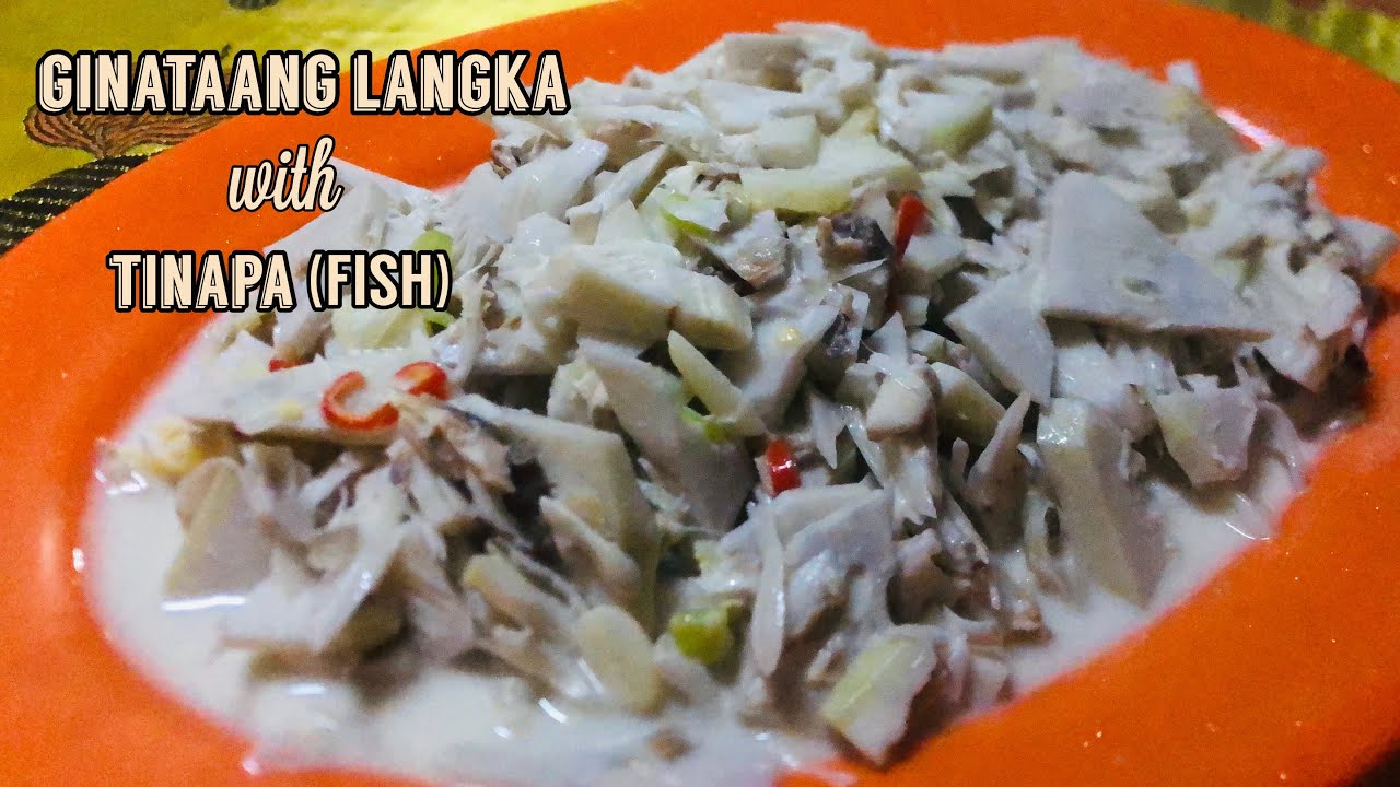 HOW TO COOK GINATAANG LANGKA WITHOUT MEAT| GINATAANG LANGKA WITH TINAPA (FISH)| PAGKAING PINOY