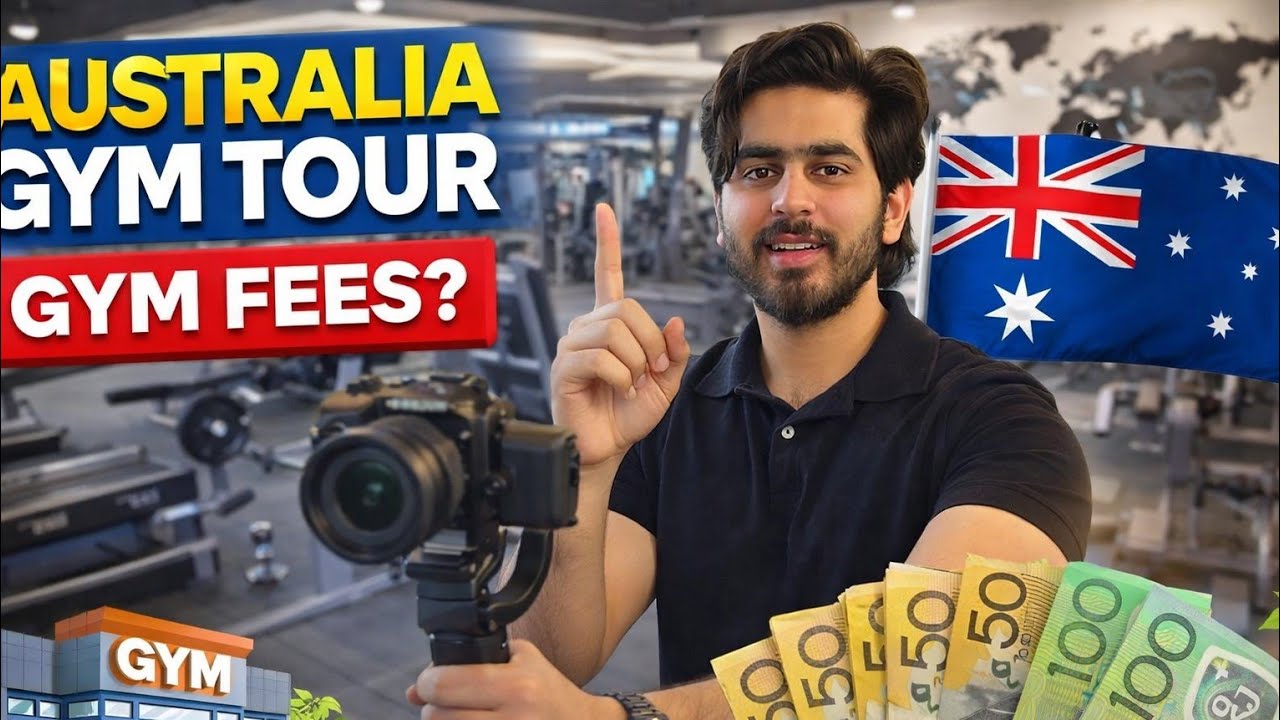 Australia Gym Tour | Gym Fess | My First Vlog |