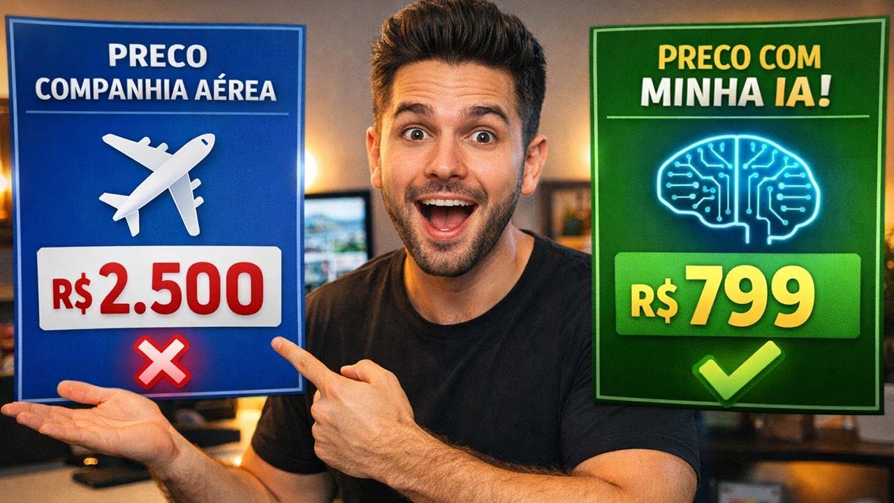 O GOLPE da IA de Passagens Aéreas BARATAS