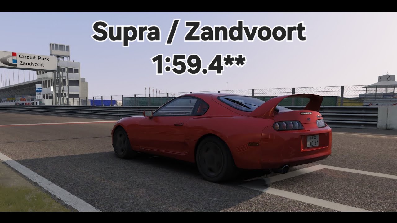 Toyota Supra ZANDVOORT 1:59.493