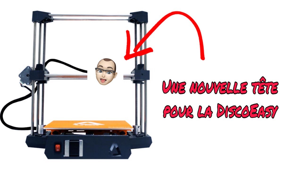 Une nouvelle tête d'impression pour la DiscoEasy 200 (projet DiscoEasy EVO ep1)