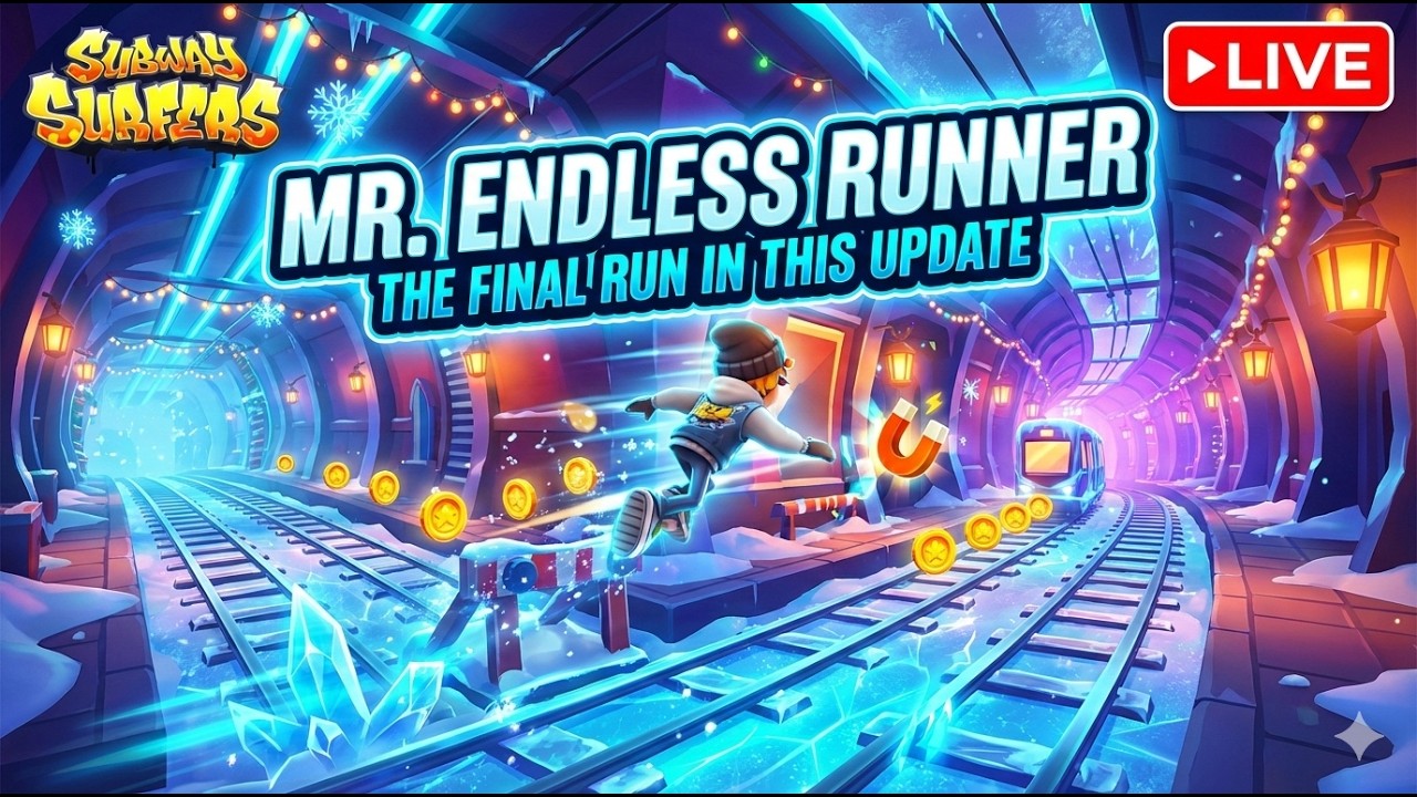 Subway Surfers Winter Xtreme Update Finale High Score LIVE in Telugu #subwaysurfers #live #gaming