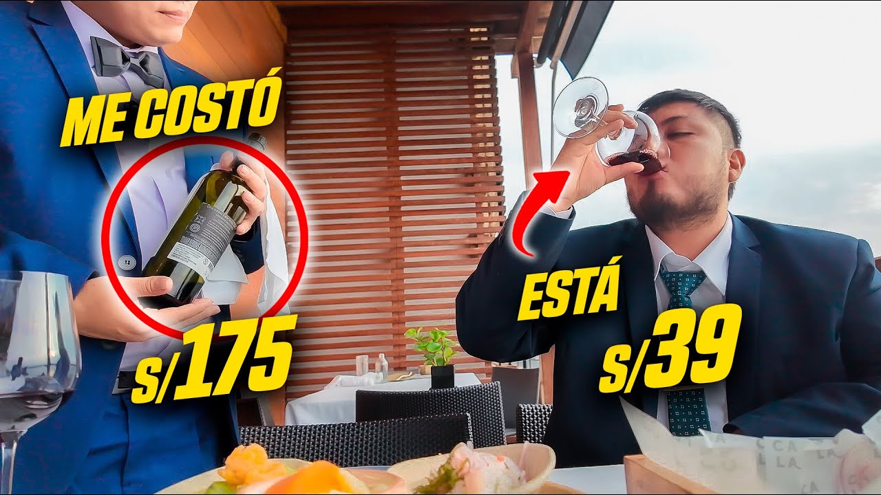 ¡Pagué 175 SOLES por un VINO de 39 SOLES en CALA! ¿Vale la pena o es una ESTAFA?