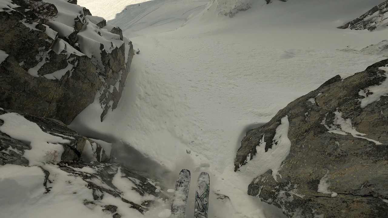 First Time Skiing Micks Fear // The Scariest Line at Whistler