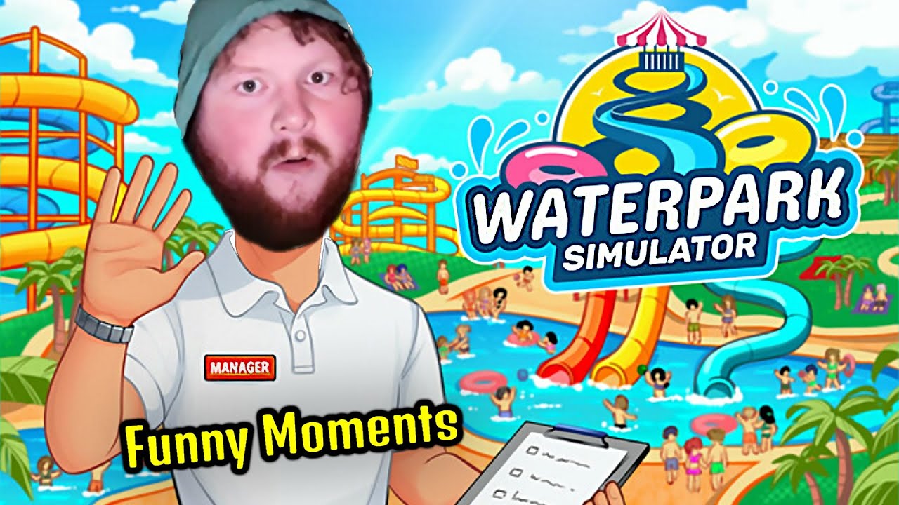 Best of CaseOh Waterpark Simulator! (FUNNY MOMENTS)