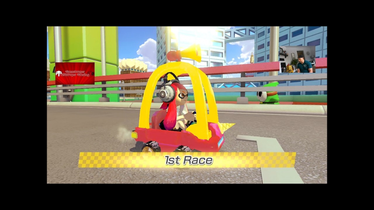 Lil Tykes Cozy Go-Kart Plants vs Zombies mod MK8D Nintendo Switch Yuzu Lucky Cat Mirror Cup