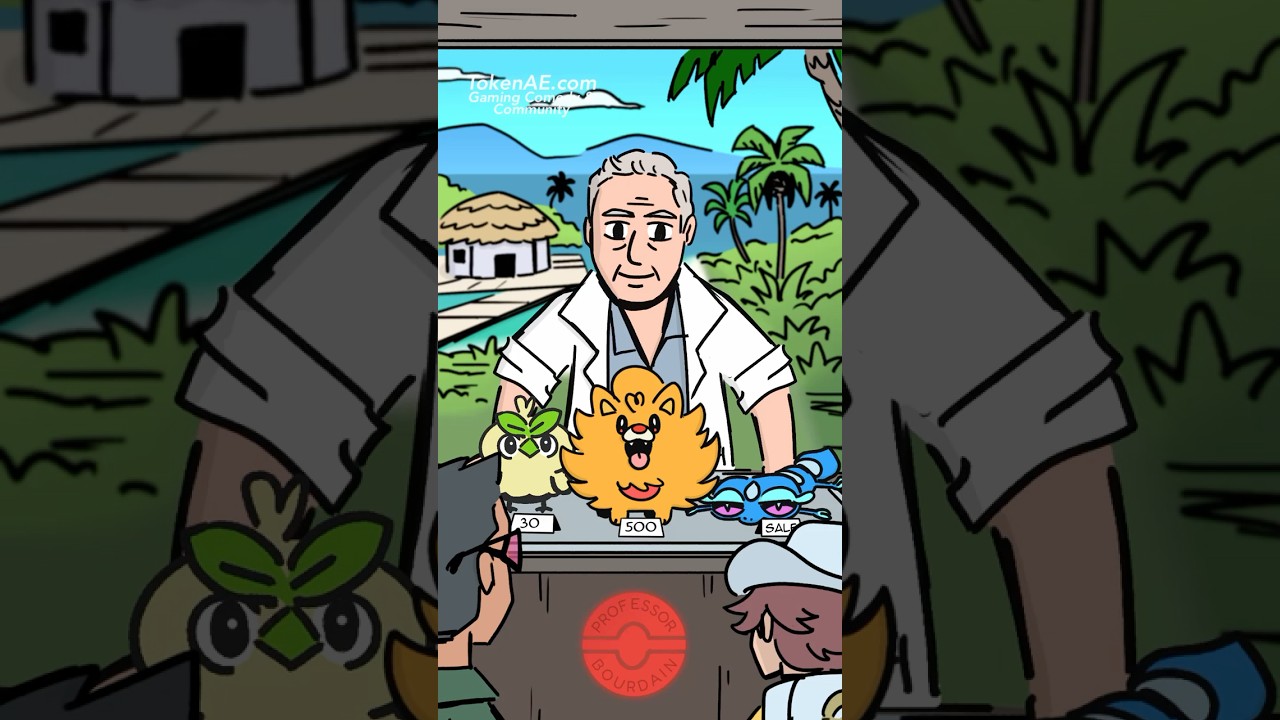 New Professor dishes on Browt, Pombon & Gecqua #pokemon #pokemonwindswaves #pokemongen10 #TokenAE