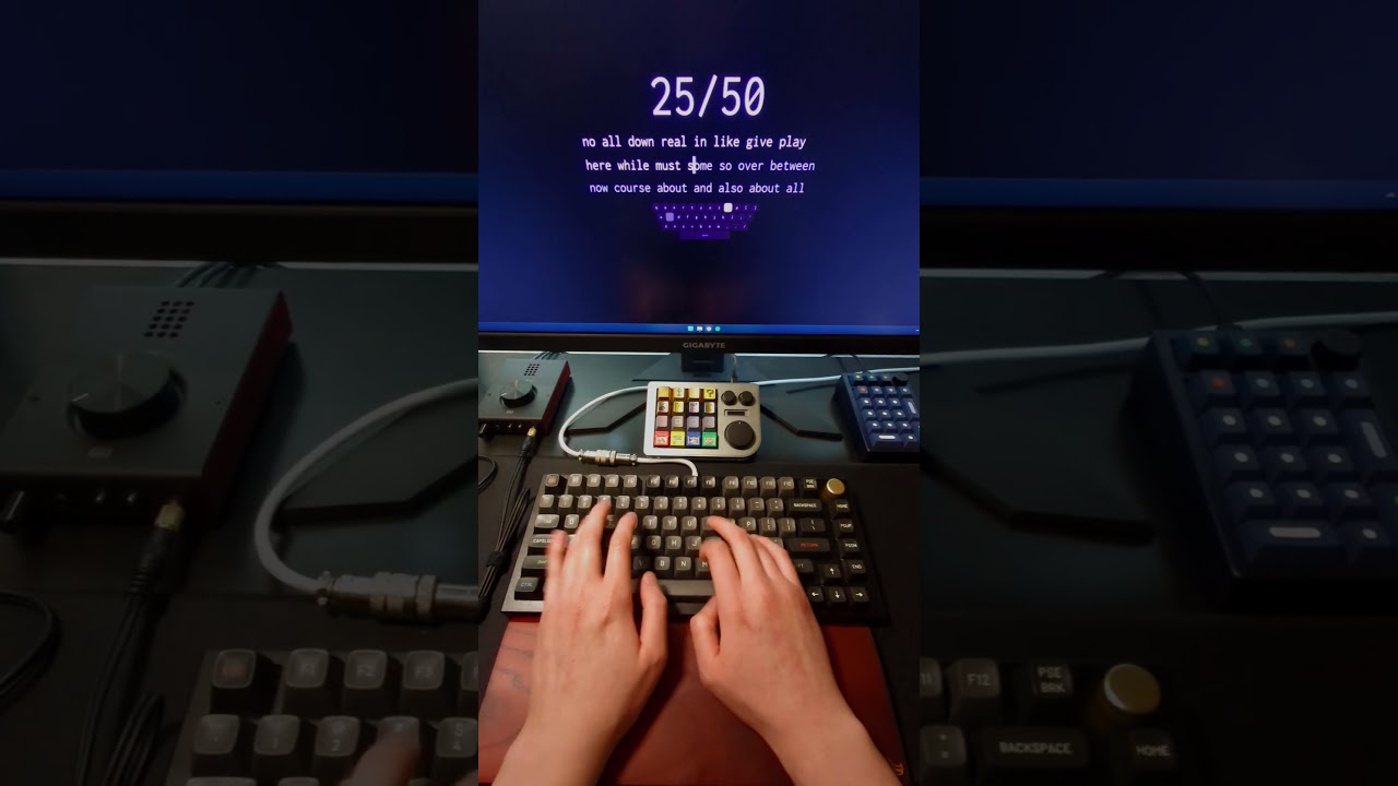POV - GMMK Pro (Glorious Pandas + Aluminum Plate + MT3 Profile) [Typing Sound Test]