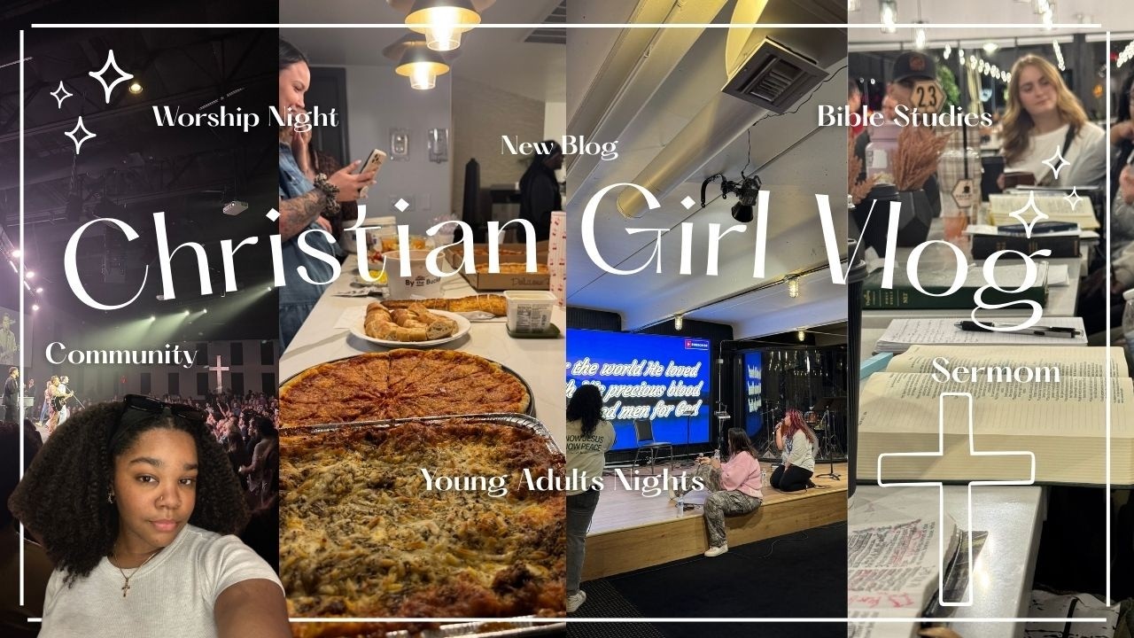 Christian Girl Vlog: Spend the week with me, Bible Study, YA Nights, Worship Night, New Blog