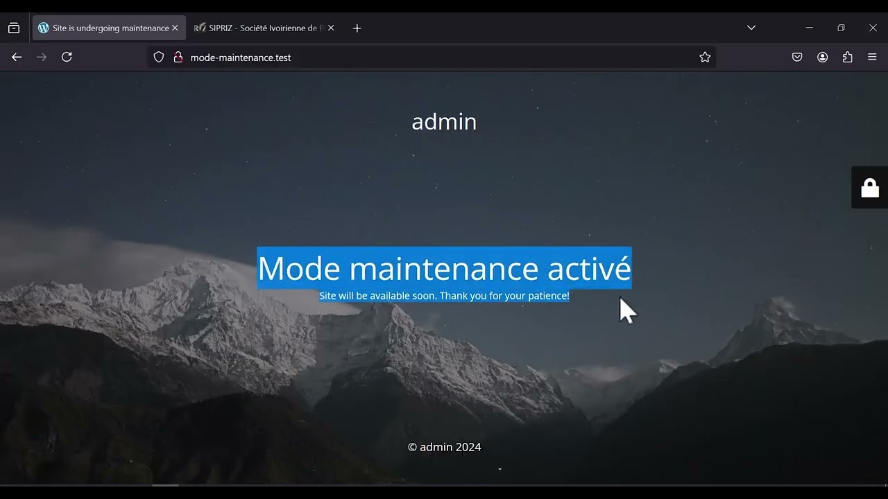 Mettre Votre Site WordPress en Mode Maintenance