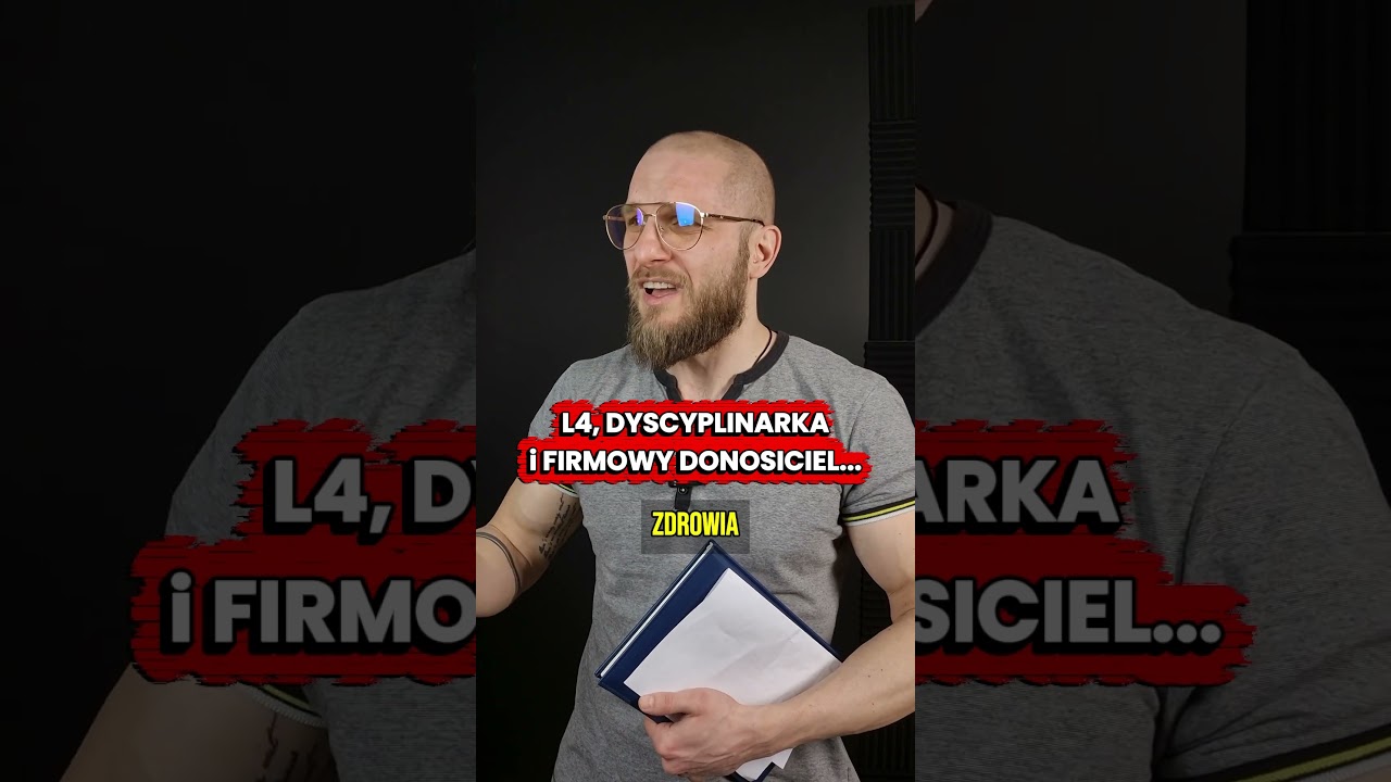 LEWE L4 i DONOSIK W PRACY...😬 #praca #kolega #zwolnienie #pracodawca