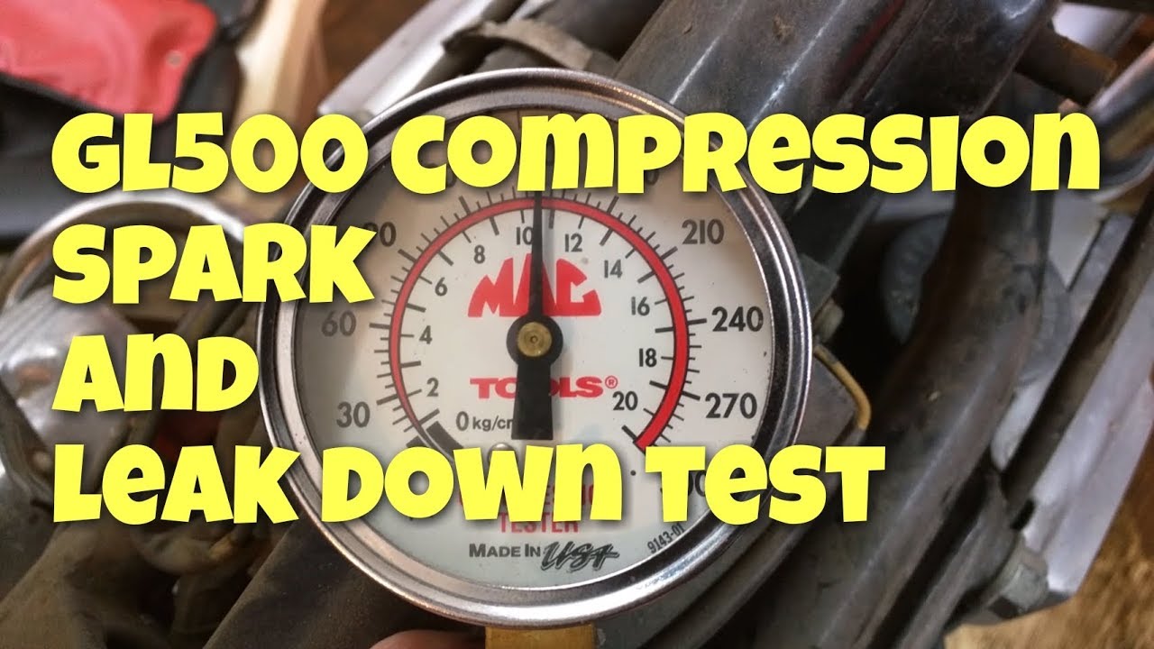1982 Honda GL500 CX500 CX650 Compression, leak down and spark test