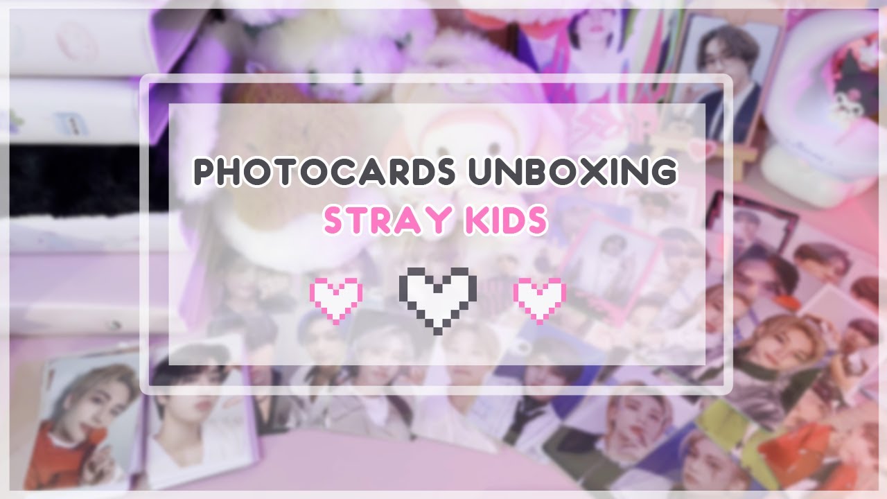 ♡ stray kids photocards unboxing | распаковка карт ♡