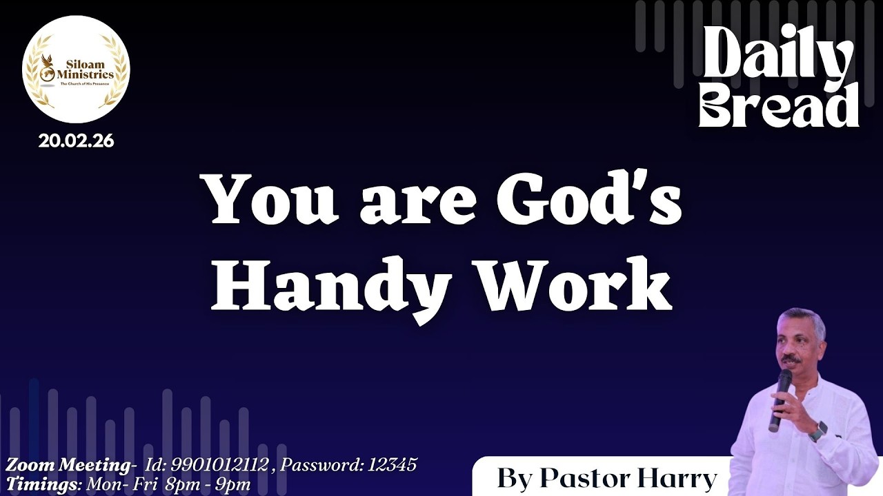 Daily Prayer - You are God's handy work