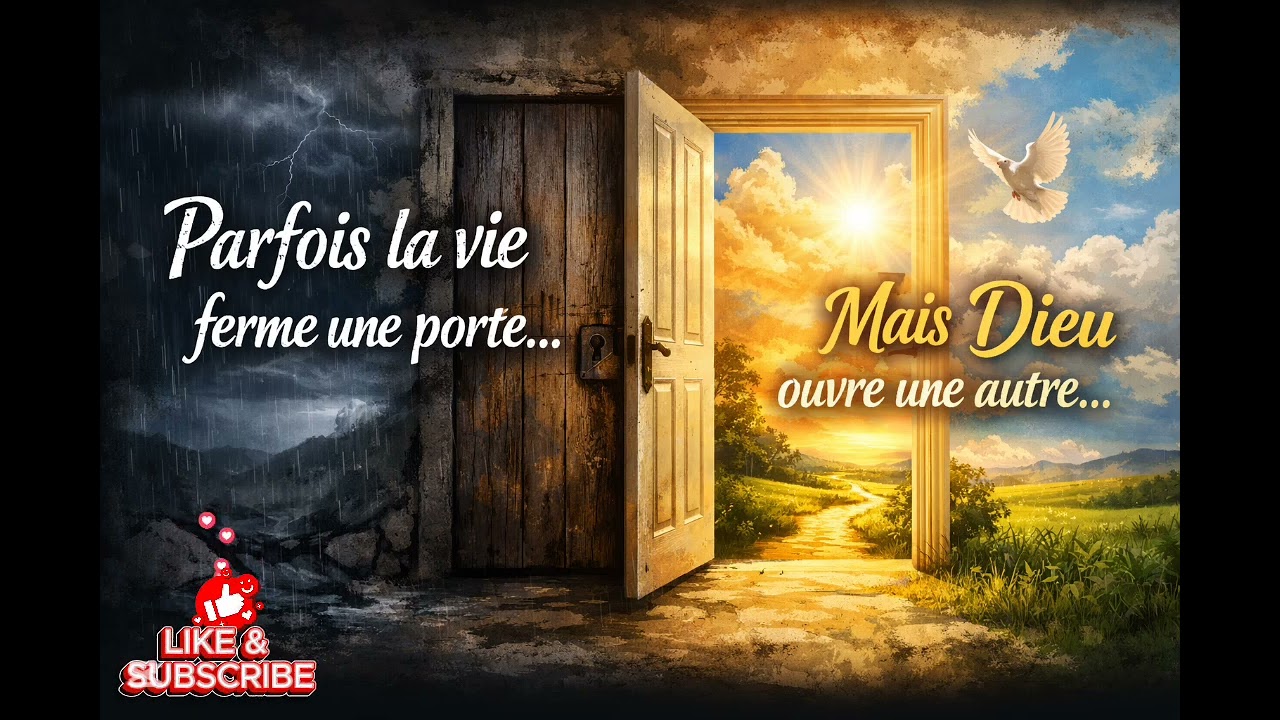 Parfois la vie ferme une porte…Mais Dieu ouvre une autre…🚶🏿🏃