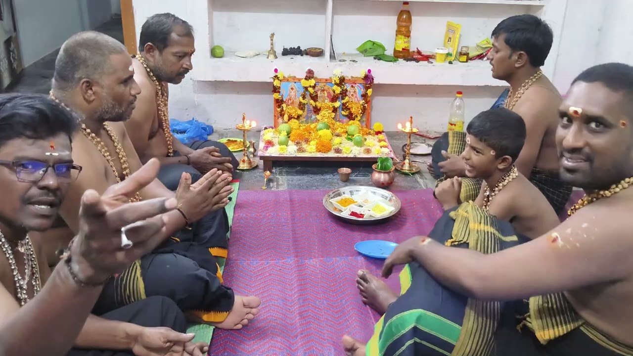 ఓం శ్రీ స్వామియే శరణమయ్యప్ప మా స్వాములతో కలిసి అయ్యప్ప పూజా కార్యక్రమం 🙏🙏🙏