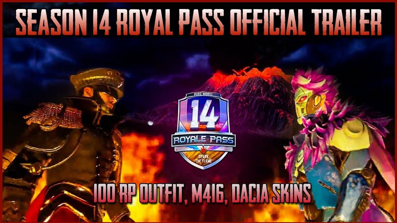 SEASON 14 ROYAL PASS OFFICIAL TRAILER, PUBG MOBILE SEASON 14 100 RP OUTFIT, M416, LIVIK MAP TRAILER