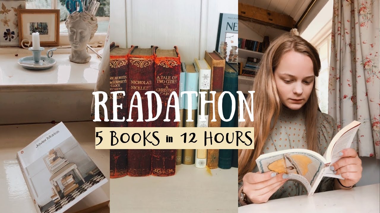 READING 5 BOOKS IN 12 HOURS (extremely cosy readathon ☔️)