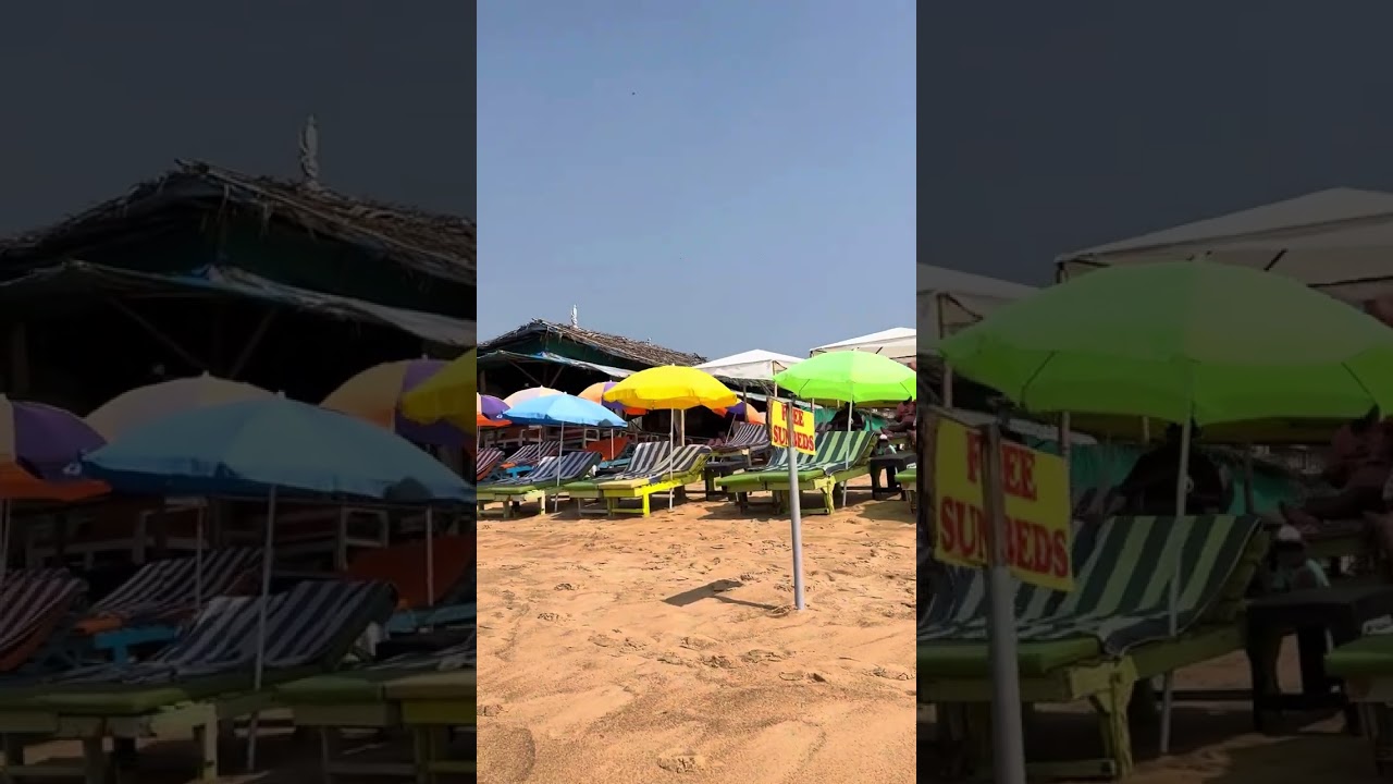 Part 1 North Goa - Candolim Beach shacks 🇮🇳