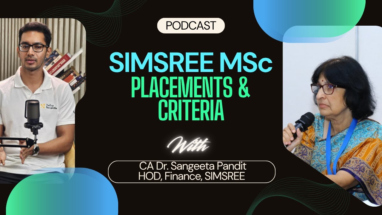 SIMSREE MSc Finance – Selection Process + Salaries
