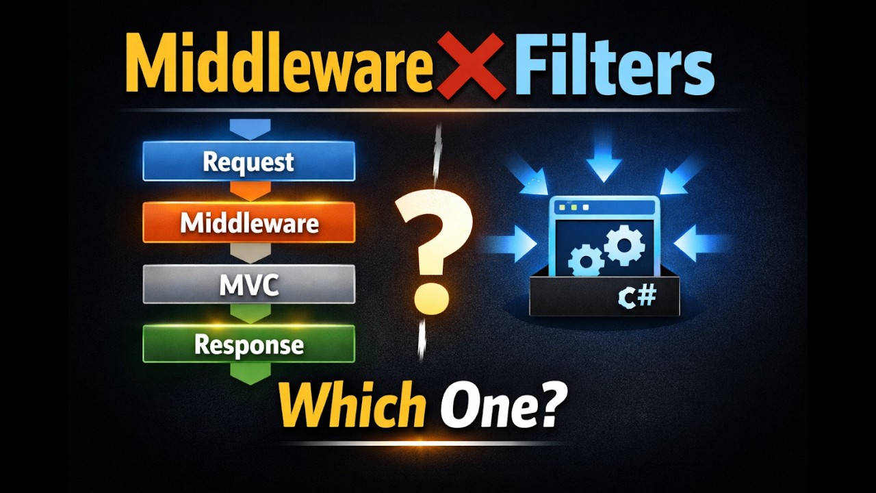 Middleware vs Filter in Asp.net Core