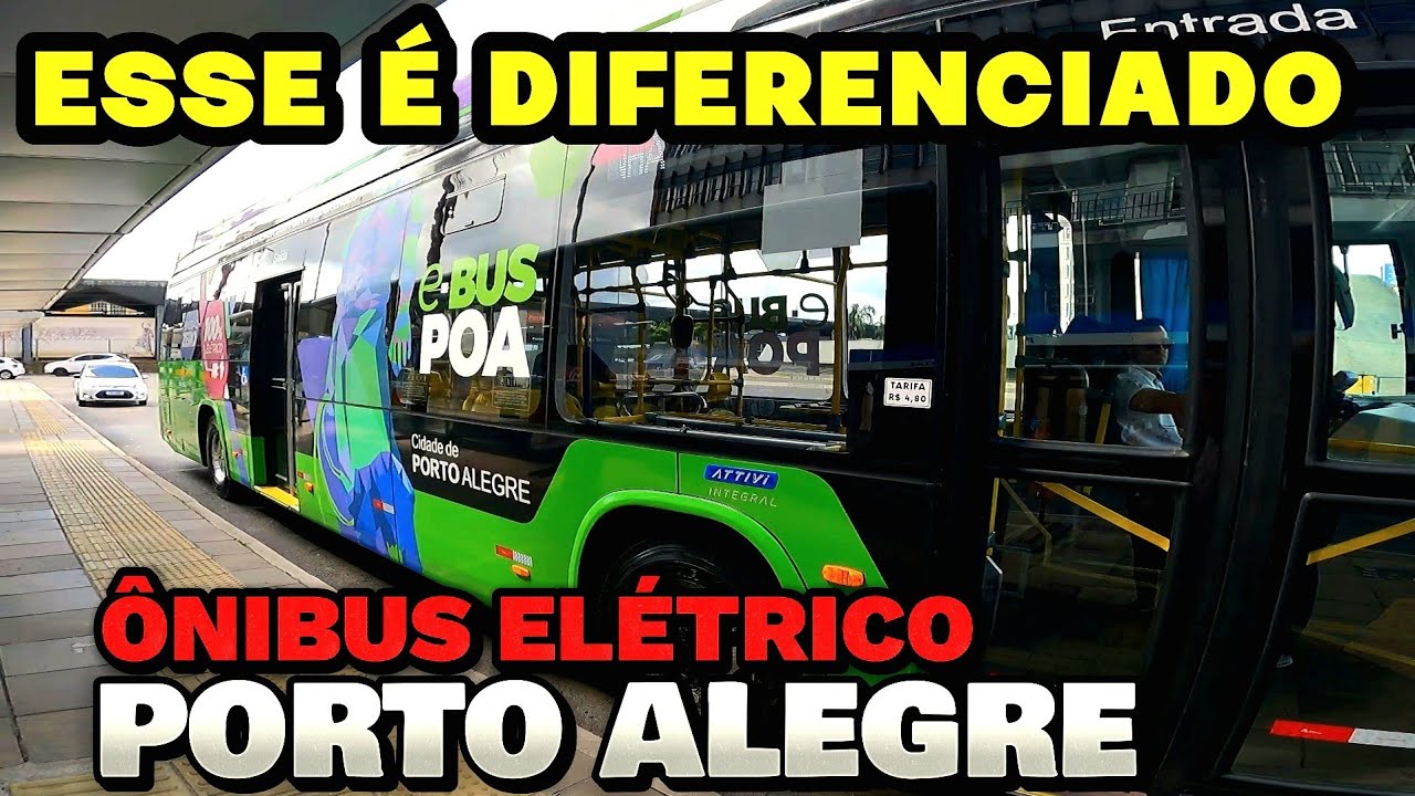COMO É O ÔNIBUS ELÉTRICO EM PORTO ALEGRE?
