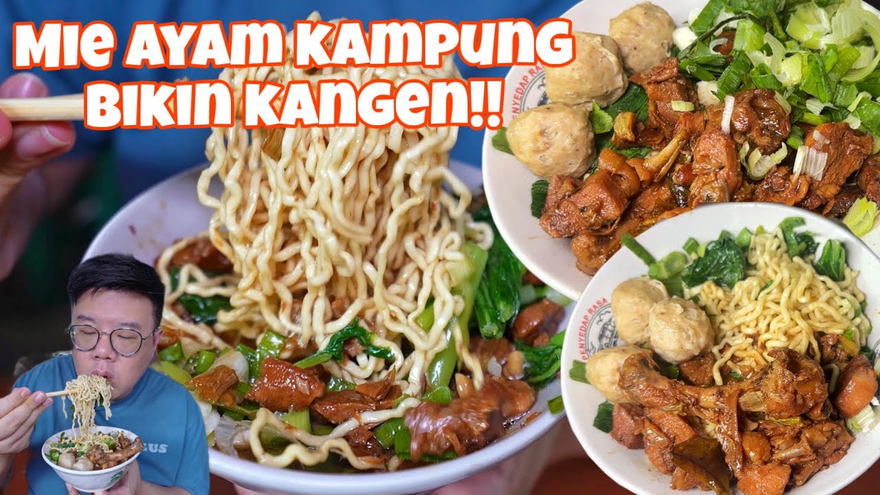 MASUK KE PERKAMPUNGAN BUAT MAKAN MIE AYAM LEGEND YG BIKIN KANGEN!!