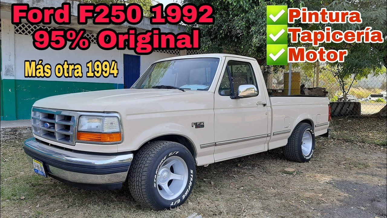 camionetas ford F250 1992 95 % original y 1994 restaurada en venta