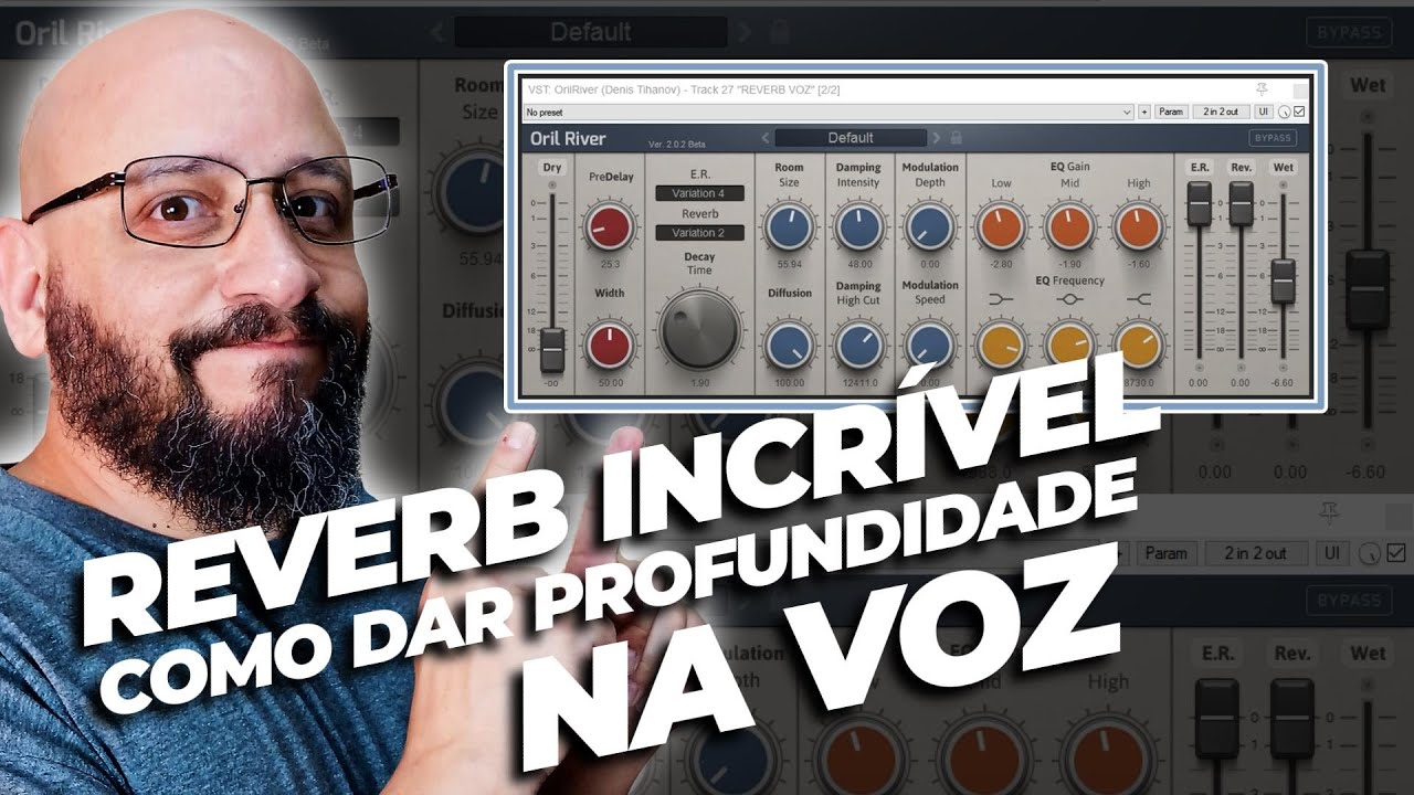 Reverb Nível Pago / Profundidade na Voz / 