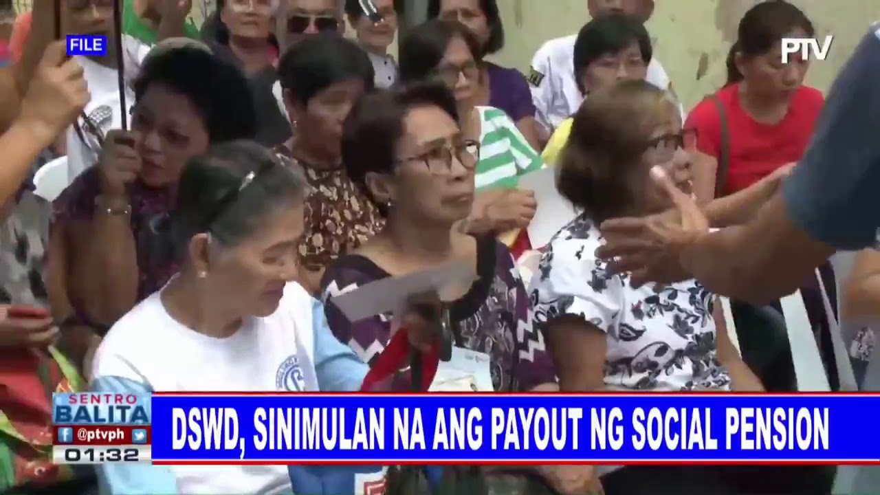 DSWD, sinimulan na ang payout ng social pension