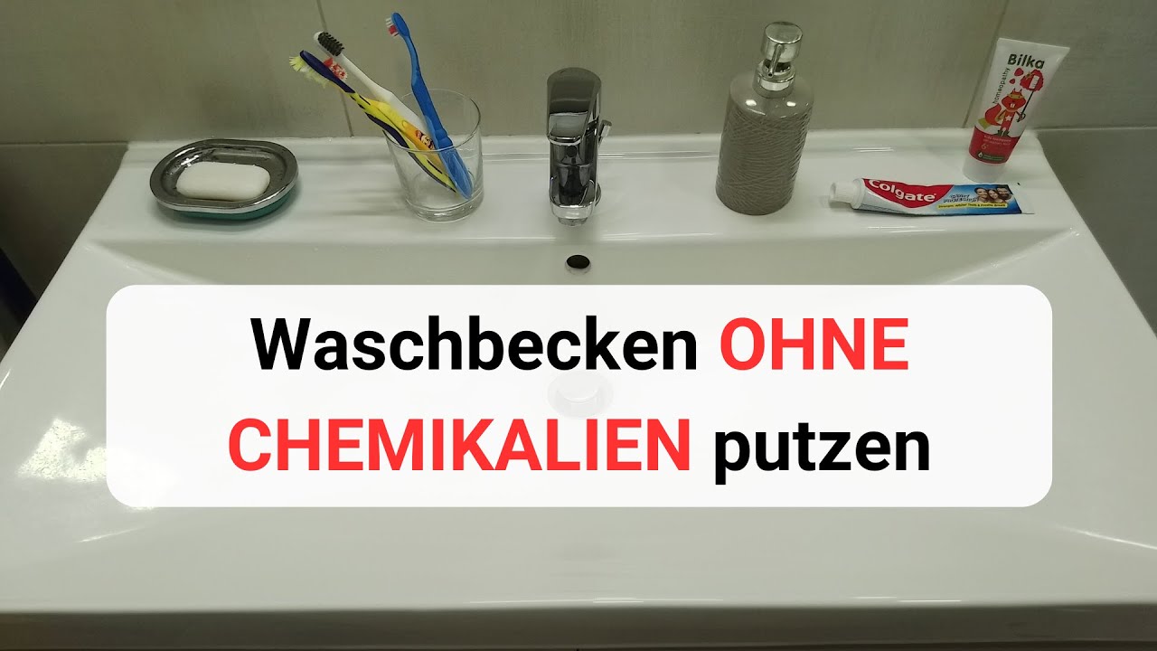 Waschbecken ohne Chemikalien reinigen: ökologische Sauberkeit!