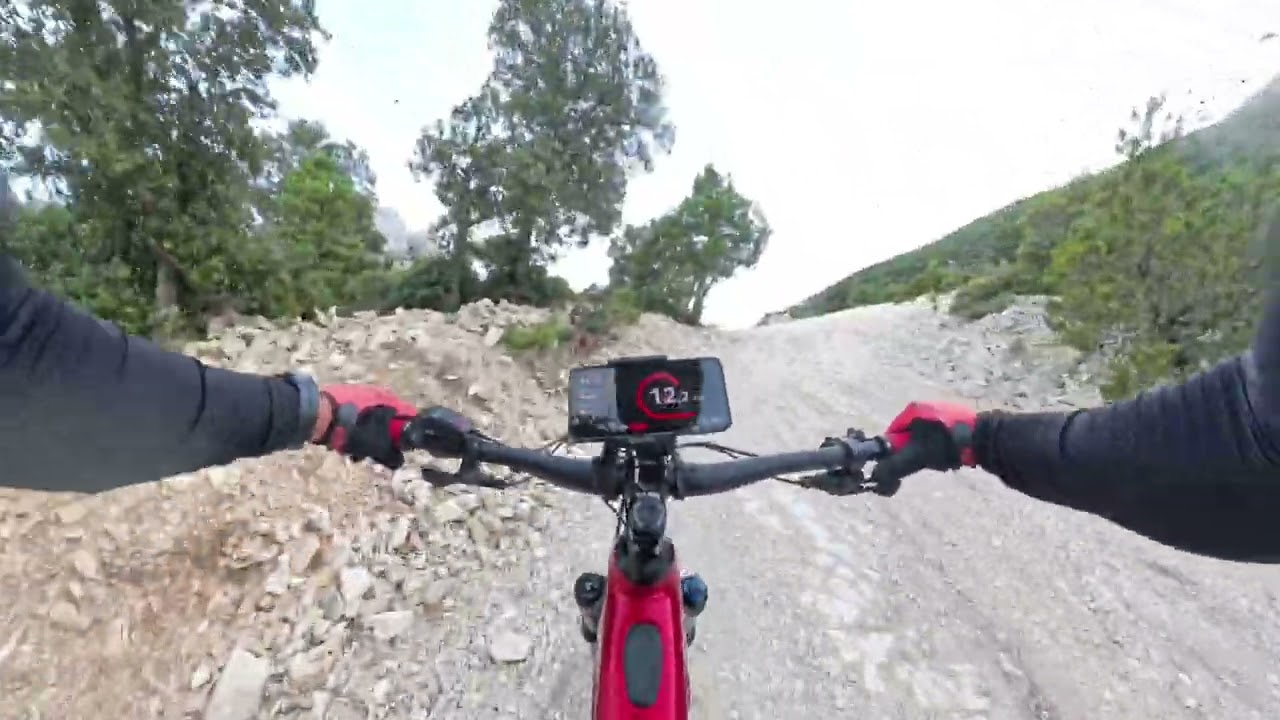 E-MTB Cala Gonone - Galaria etza - Camminu e mesu - Strada per Nuraghe Mannu