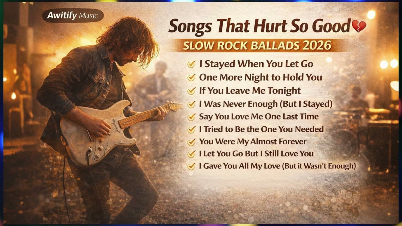 Songs That Hurt So Good | Slow Rock Ballads 2026
