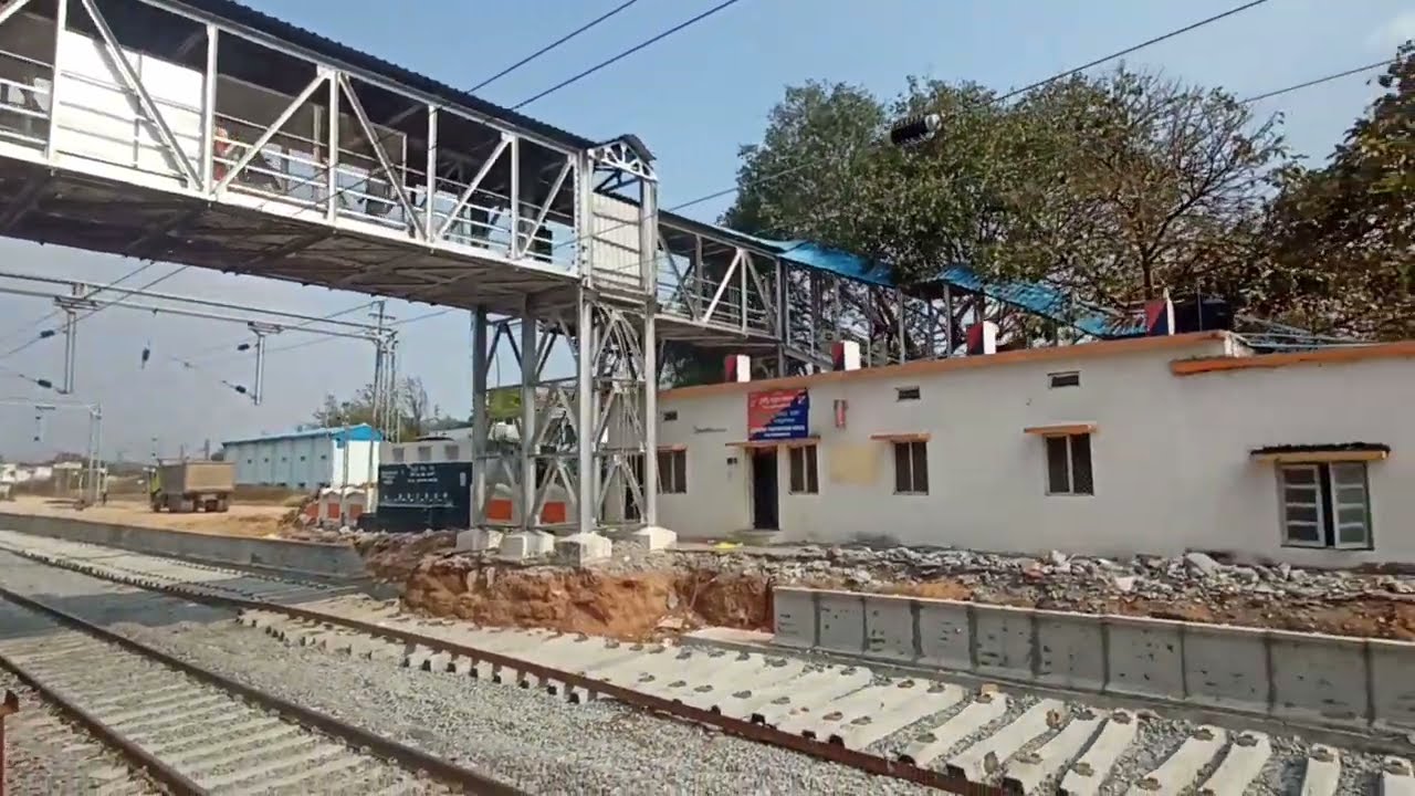 Mahabubnagar Railway Station Platform No.1 Old Building Demolished ll New FOB ll Feb 2026