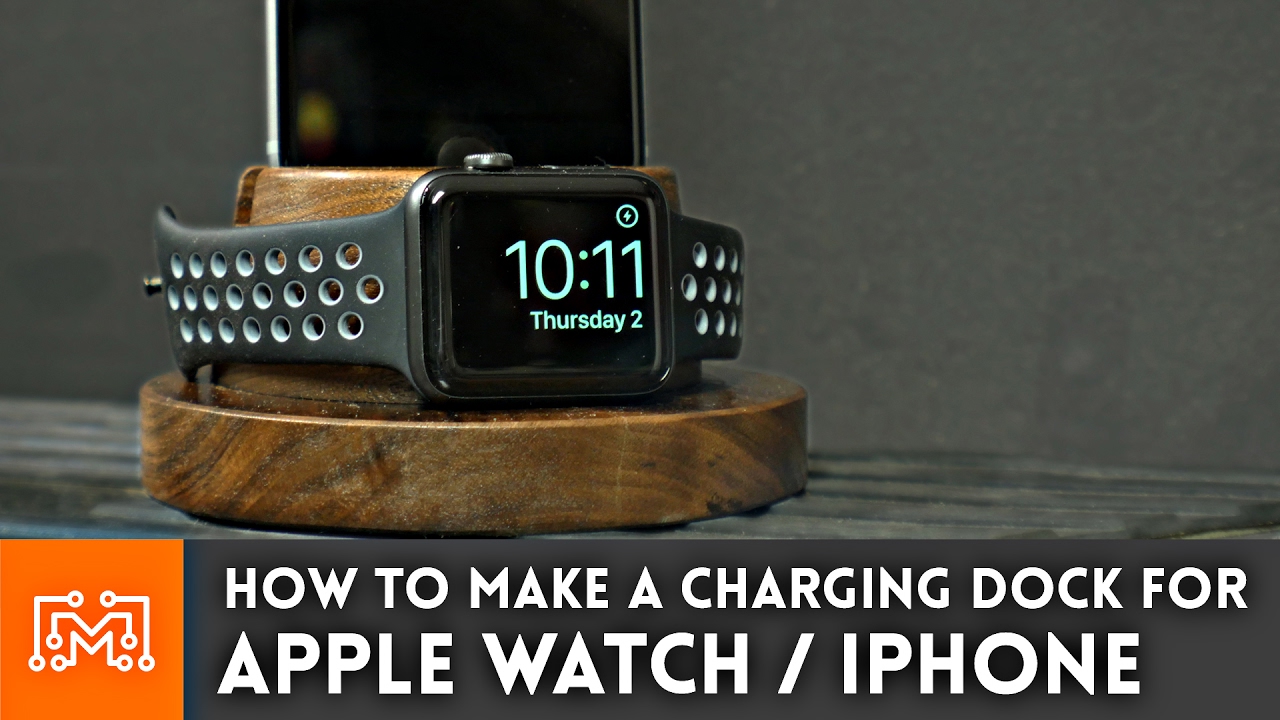 Apple Watch & iPhone Charging Dock // Woodworking How To | I Like To Make Stuff