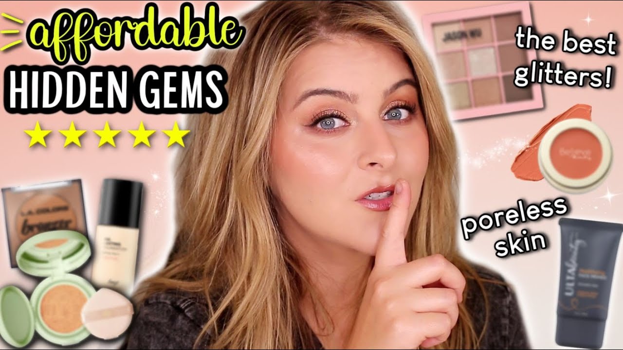 the BEST UNDERRATED *affordable + drugstore* makeup | hidden gems you NEED!