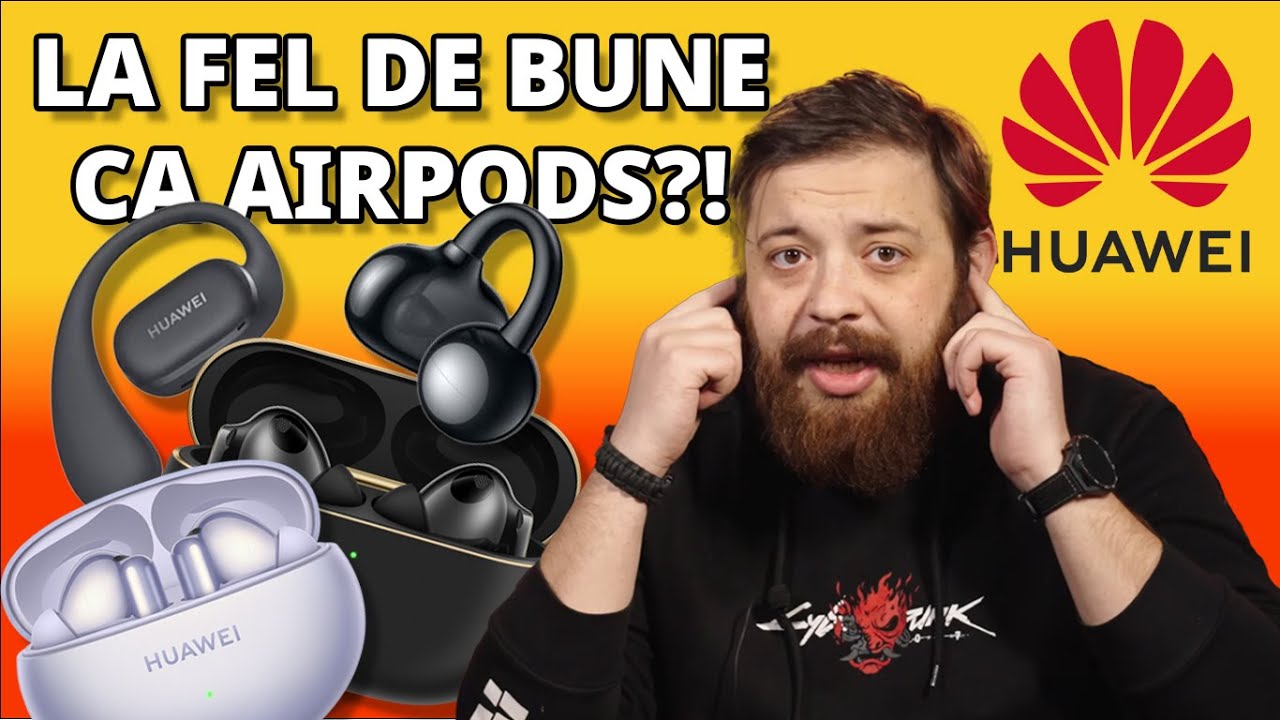 Sunt bune de ceva căștile HUAWEI?🔥FreeBuds vs FreeArc vs FreeClip