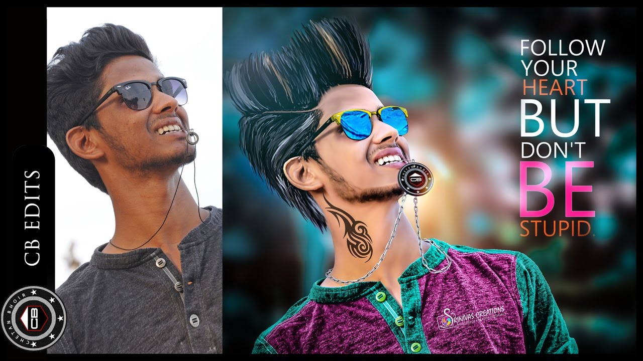 Awesome CB editing | How to edit like CB edits | Photoshop CC Tutorial |  High color contrast