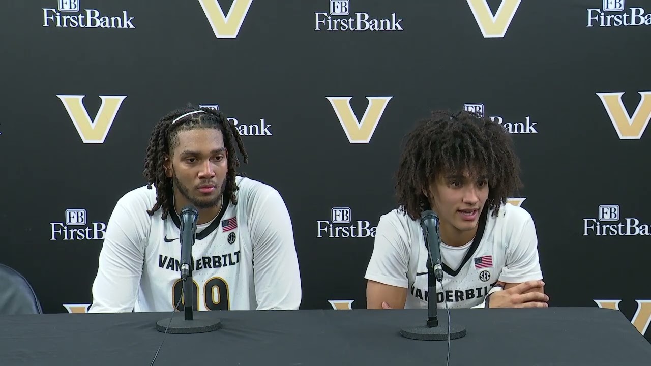 Vanderbilt Men's Basketball - Kentucky Postgame - Devin McGlockton & Tyler Tanner
