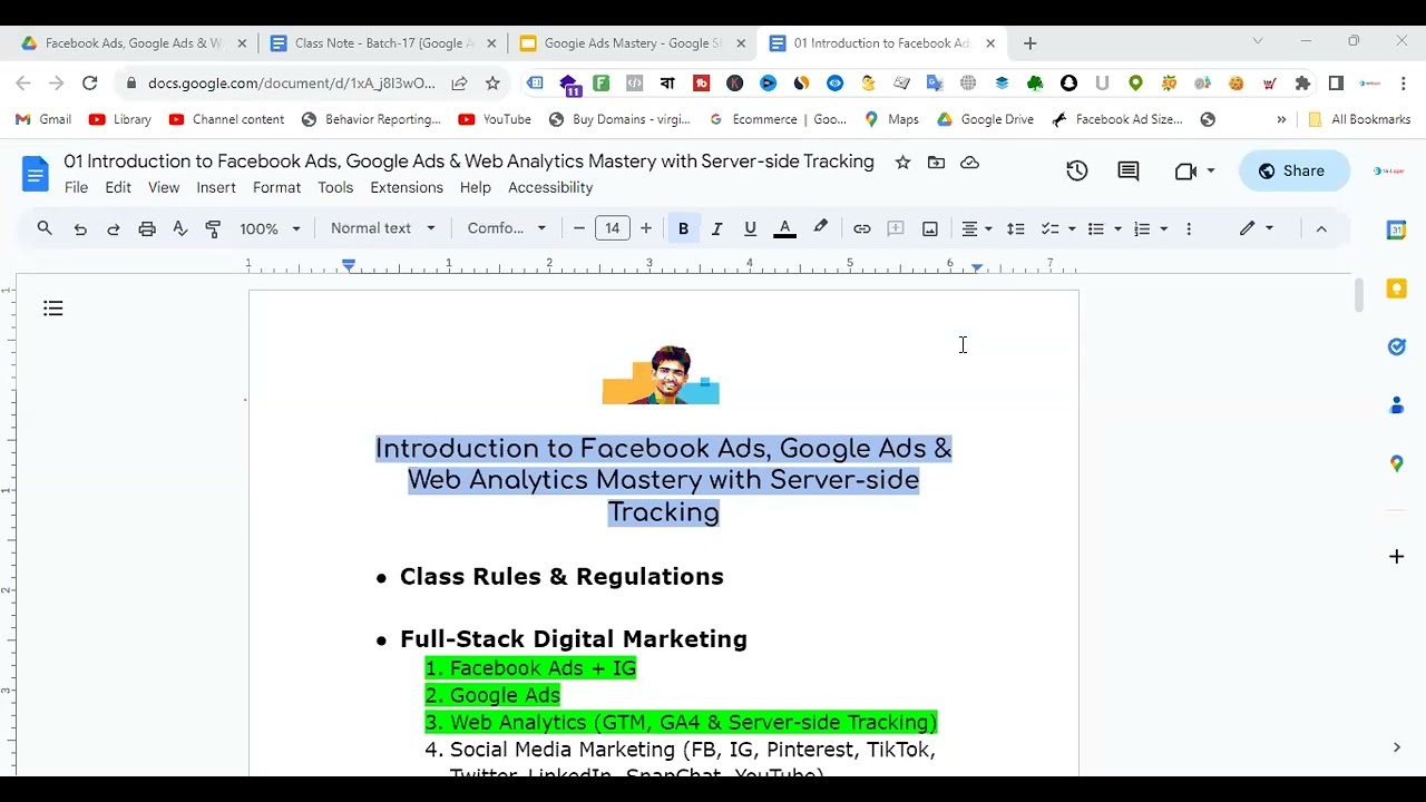 Class-01(Class-17) Understanding Data-driven Digital Marketing - 4PS of Marketing