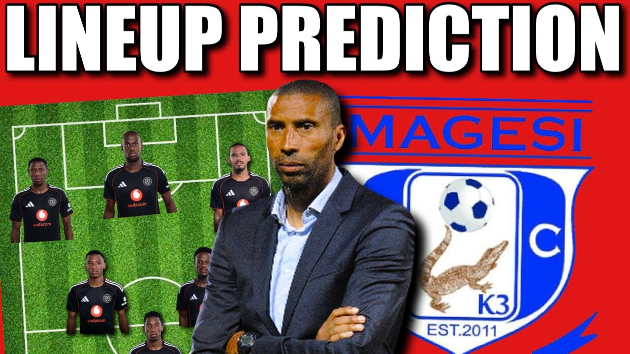 ABDESLAM MUST WIN THIS MATCH🤔🏴‍☠️ORLANDO PIRATES LINEUP PREDICTION 