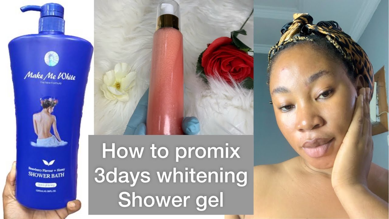 How to activate make me white shower gel for extra whitening/ for face and body/ super strong