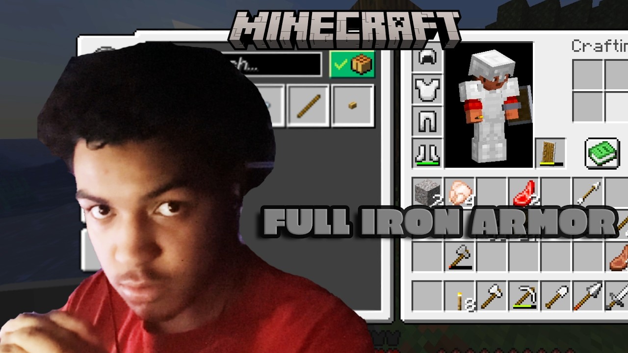 FULL IRON ARMOR!!||mincraft part 2