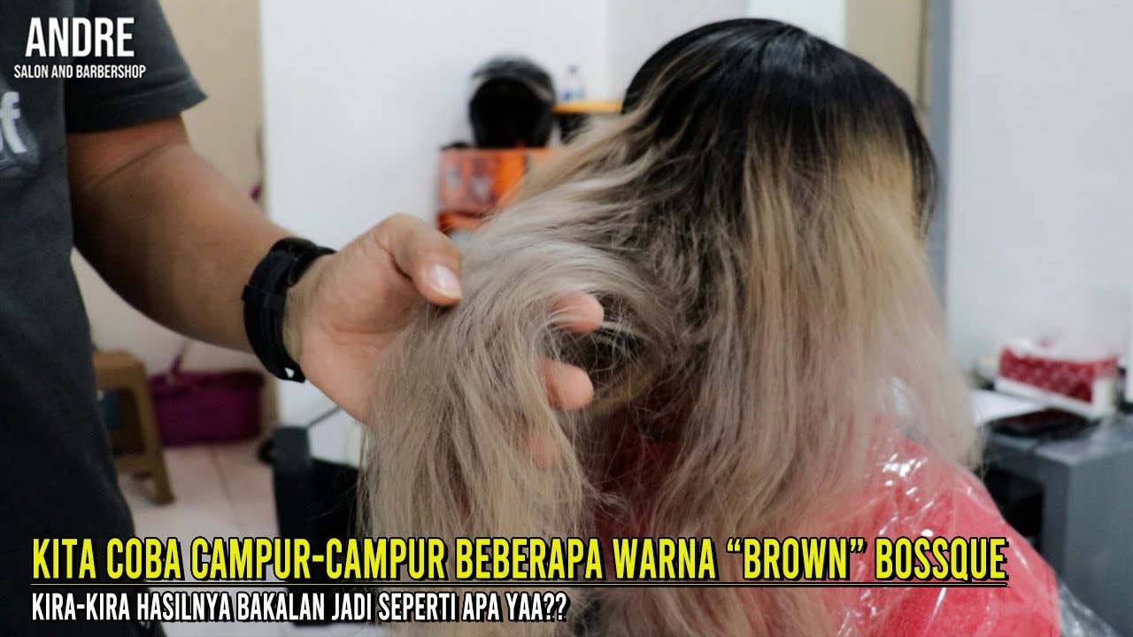 Tutorial Mix semua Warna Coklat, Gimana Hasilnya yaa???