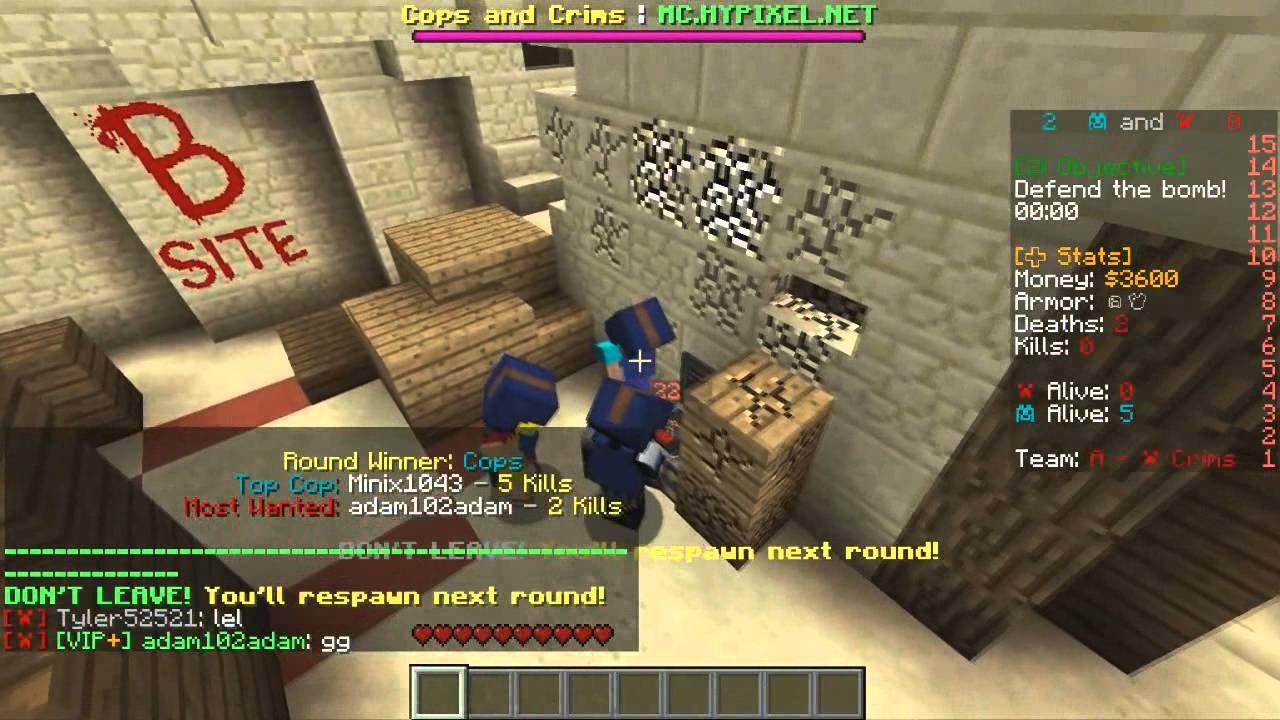 Minecraft Minigame: Cops And Crimes