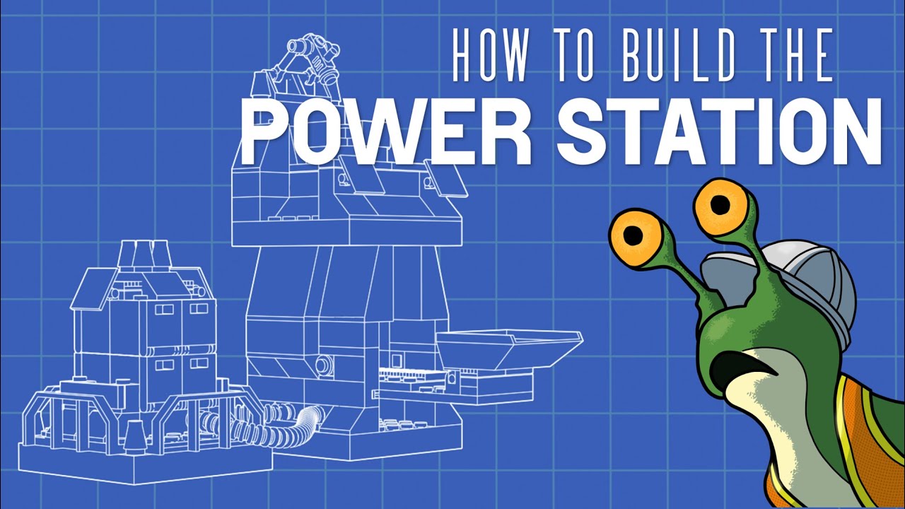 How To Build The Power Station ~ LEGO Rock Raiders Step By Step Instructions