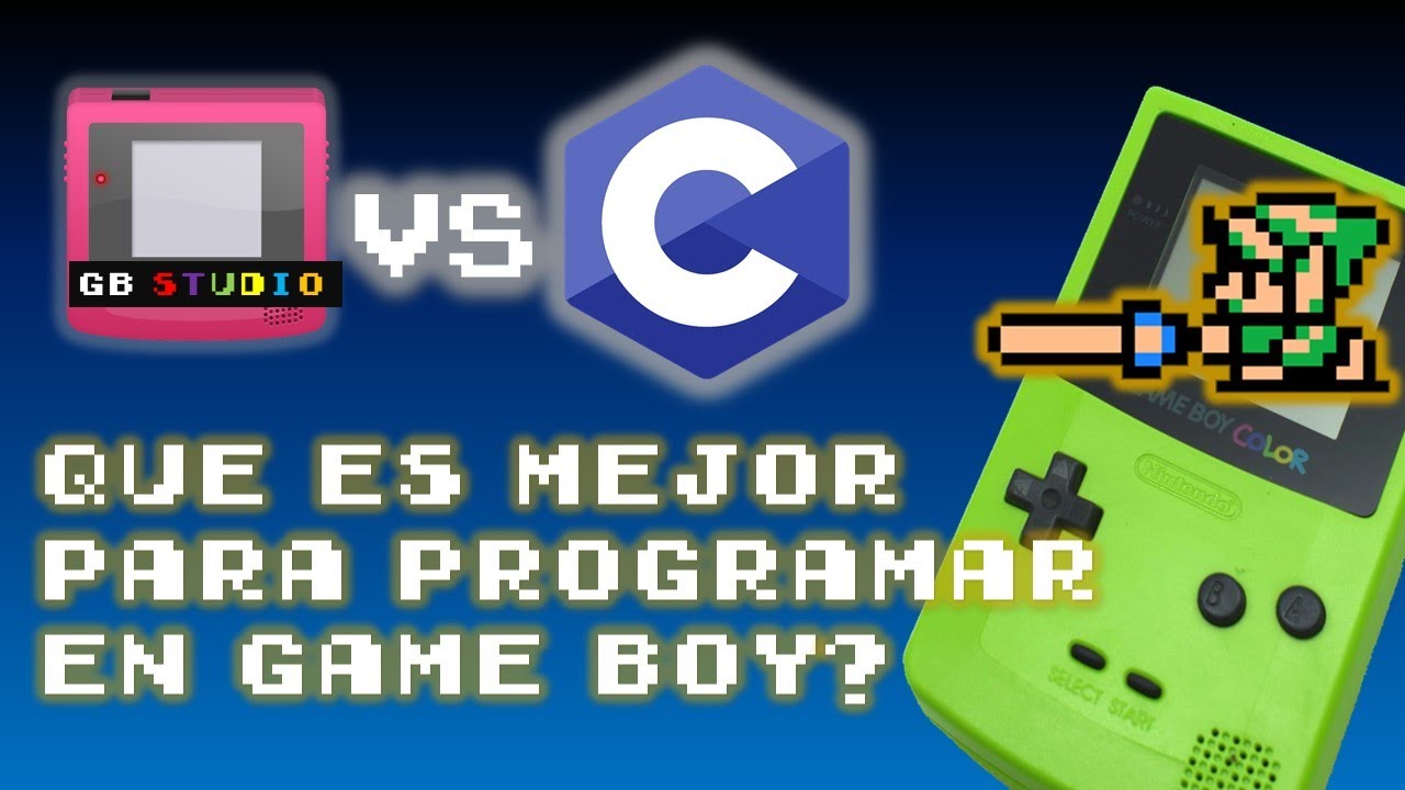 Mini Comparación GB Studio Vs Lenguaje C para desarrollar en Game Boy