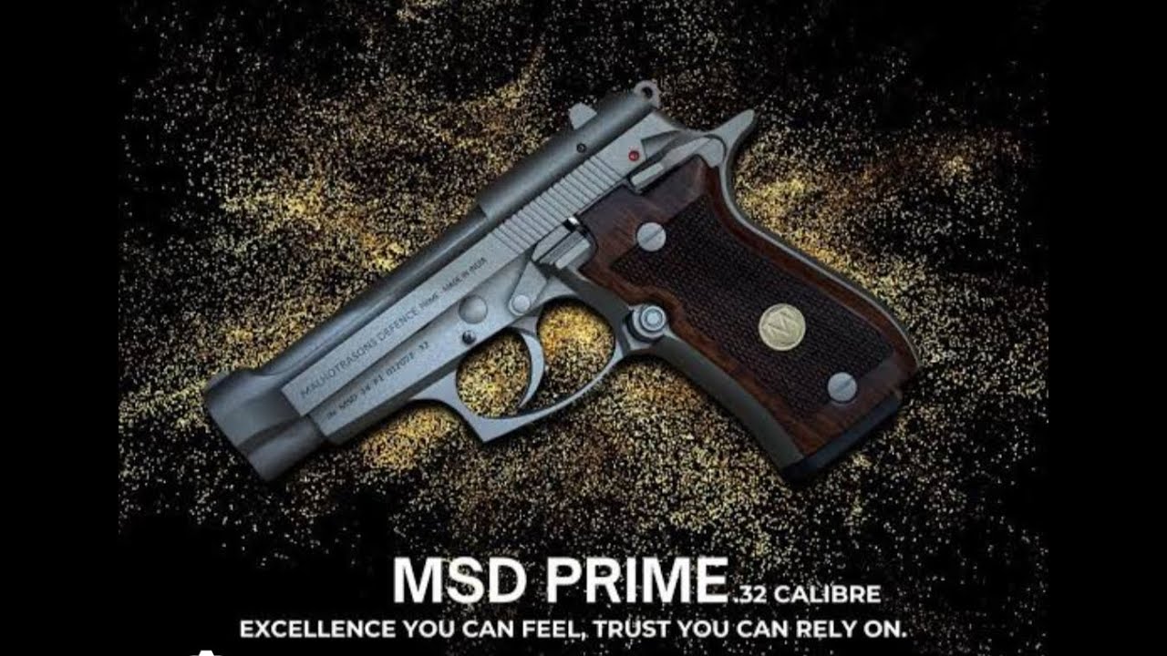 MSD PRIME .32 BORE/7.65MM DOUBLE STACK PISTOL VS WEBLEY RANGER SINGLE STACK PISTOL
