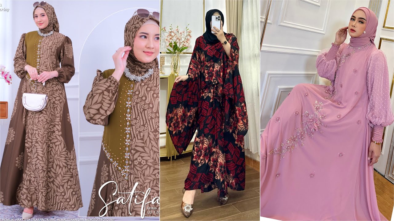 85+ Spesial Model Gamis Brokat Dan Stelan Batik Motif Terbaru 2025 Harga Terjangkau Kualitas Premium